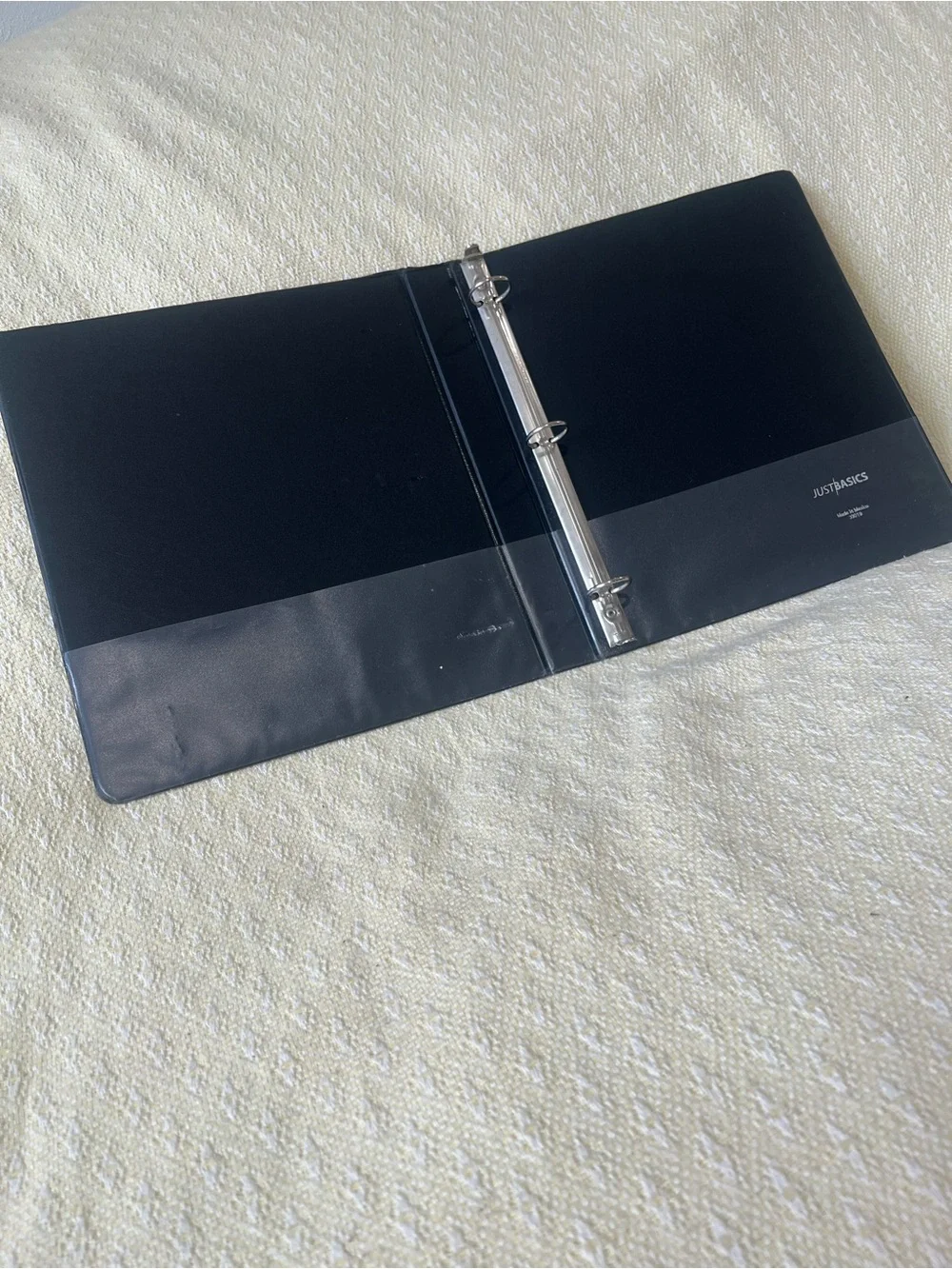 Black 1-Inch 3-Ring Binder – Just Basics